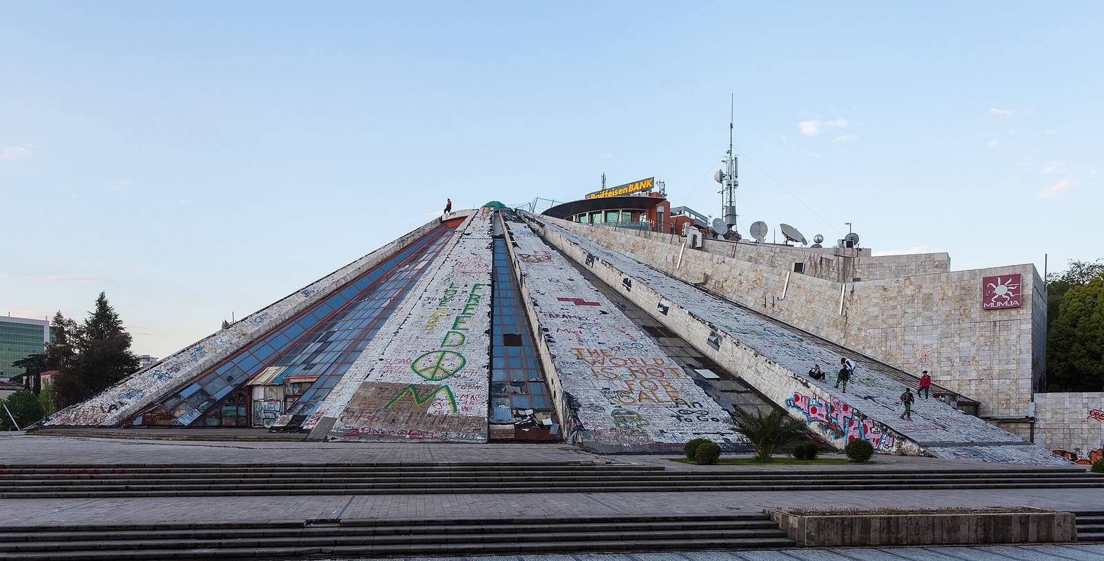 The Pyramid of Tirana, Albania
