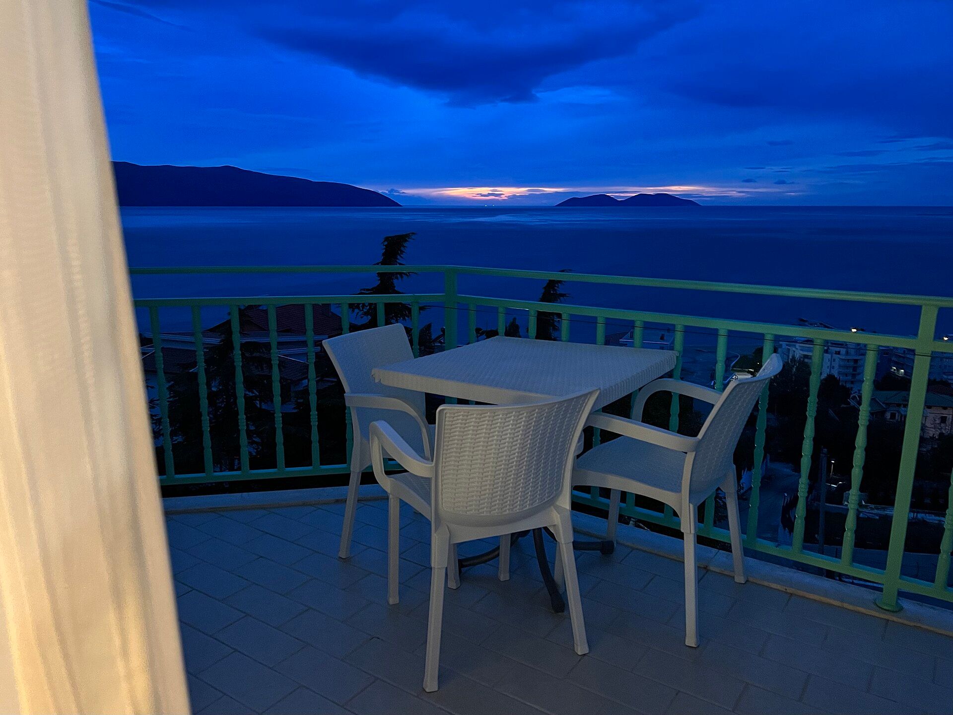 Vlorë at sunset, Albania — Sharon Hahn Darlin