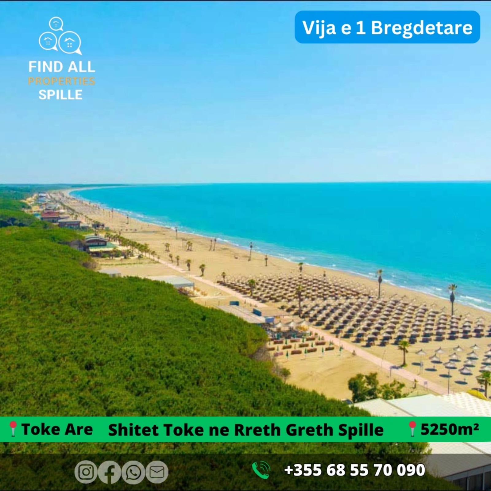 Grundstück zum Kauf in Spille, Durrës, 5250 m², nah am Meer