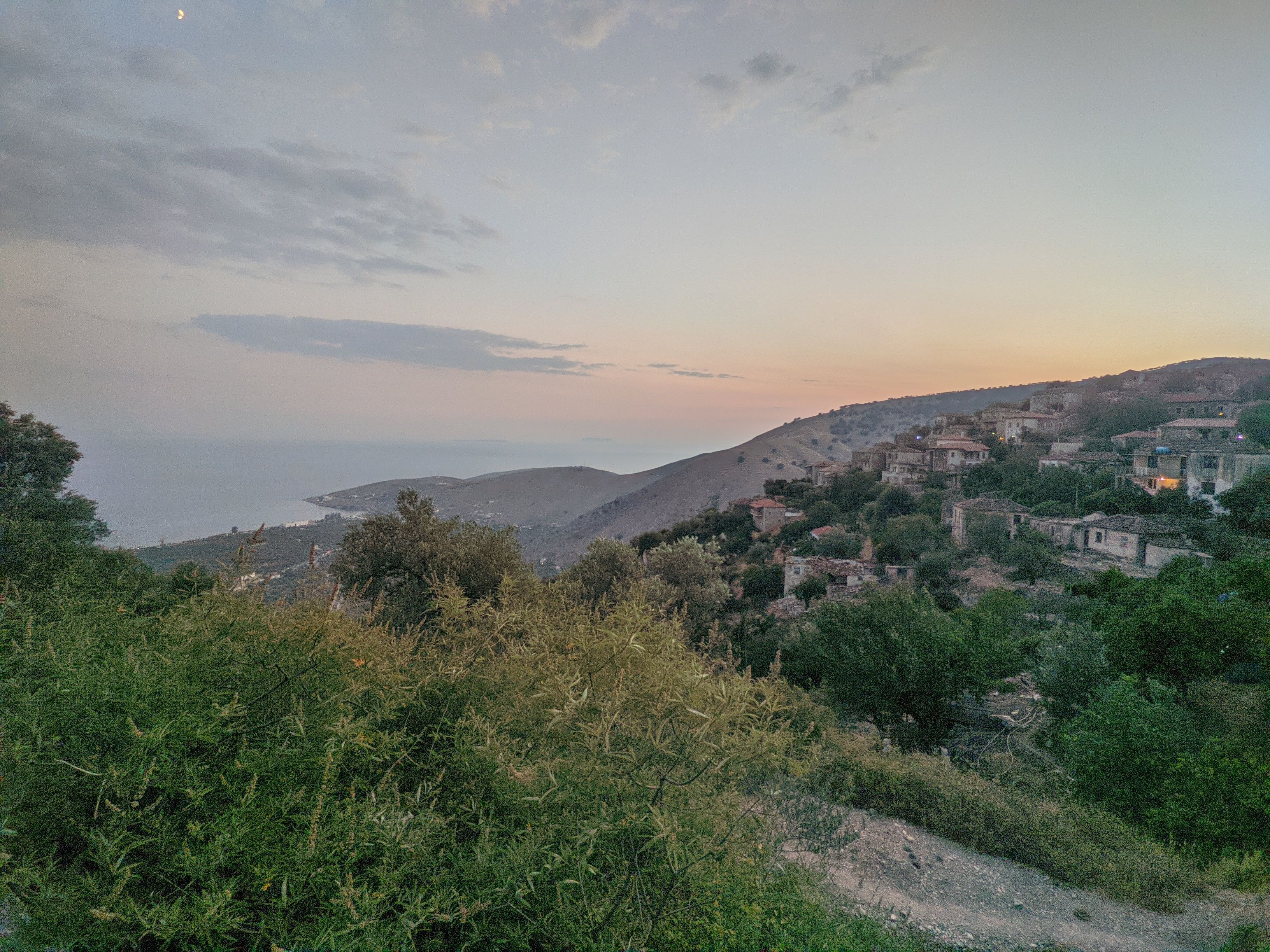 The old village of Qeparo above the Ionian coast, southern Albania — Leeturtle