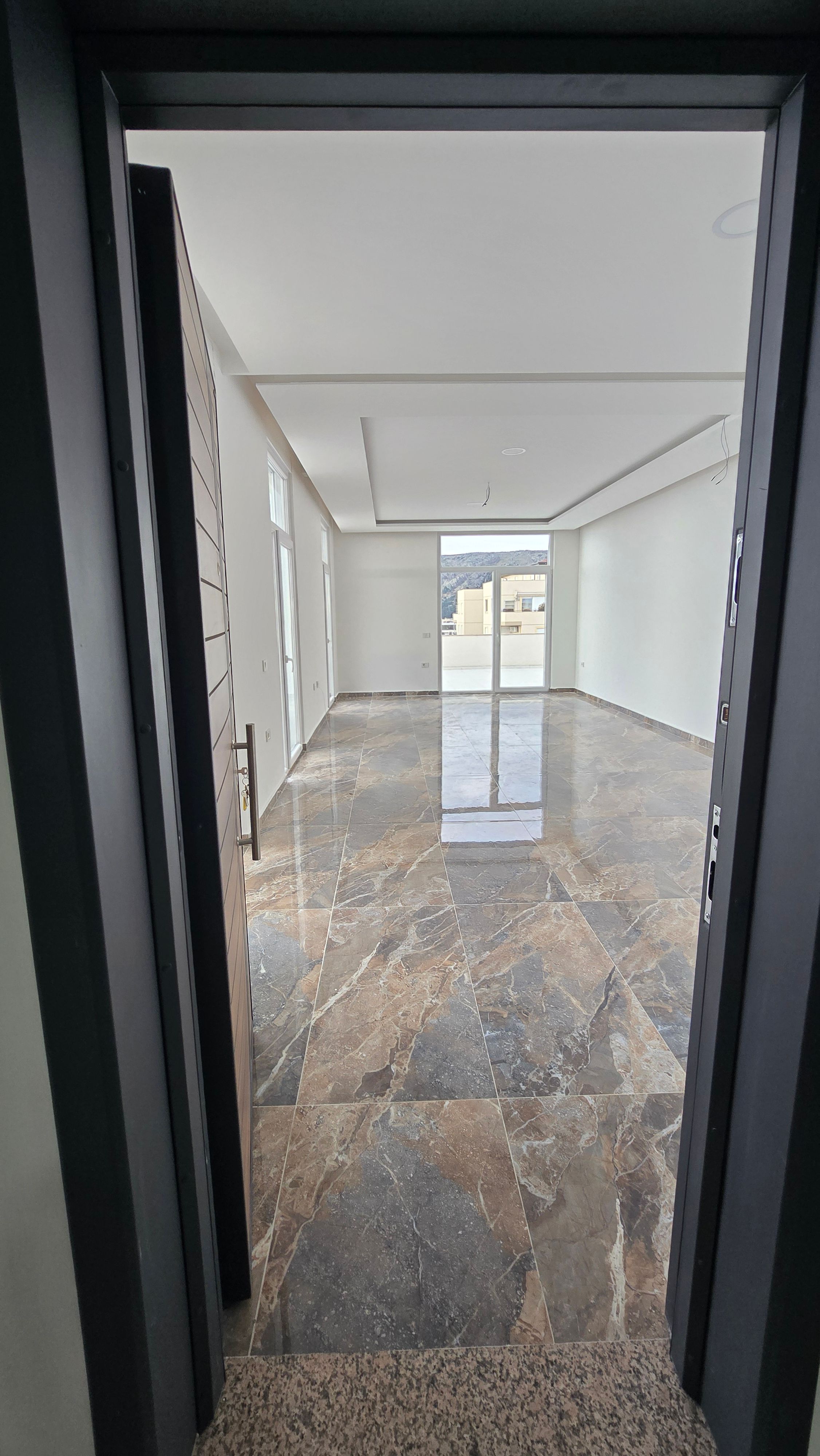 Apartament 2+1 me tarracë 99 m² dhe pamje deti — Shëngjin