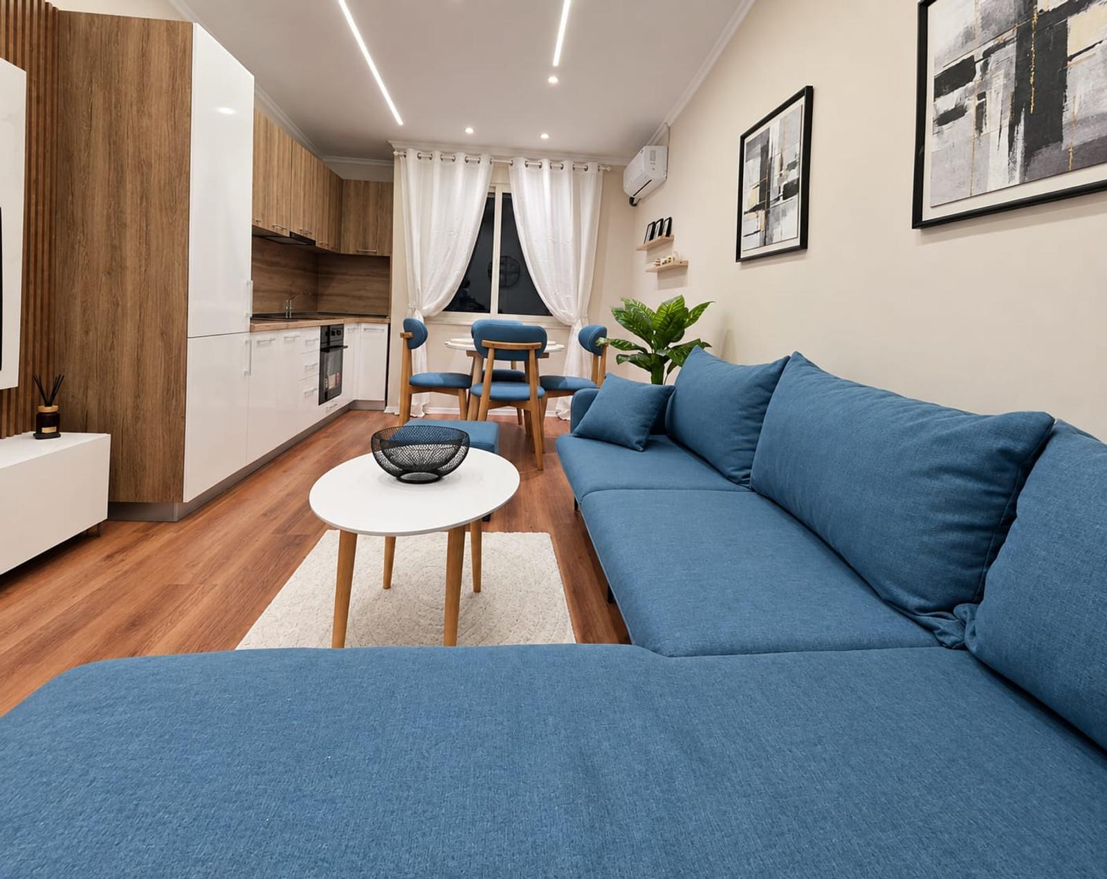Квартира 1+1 після ремонту за 100 м від моря, Plazh, 79 м², Плаж, Дуррес