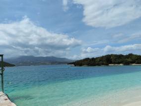 The beach and islands at Ksamil, southern Albania — DieliAlla