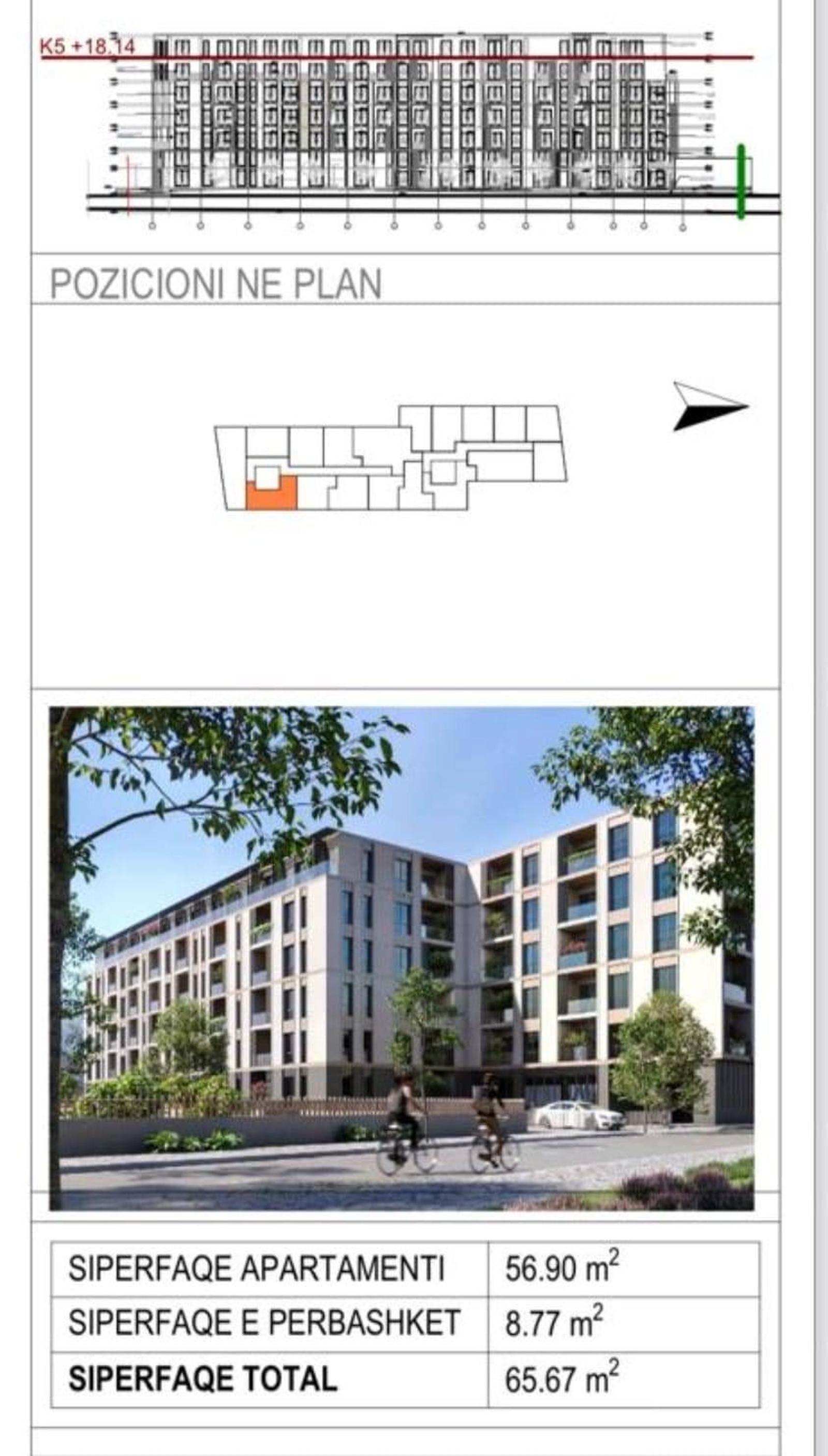Wohnung 1+1 zum Kauf in Golem, Durrës, 66 m² — Foto 2 von 12