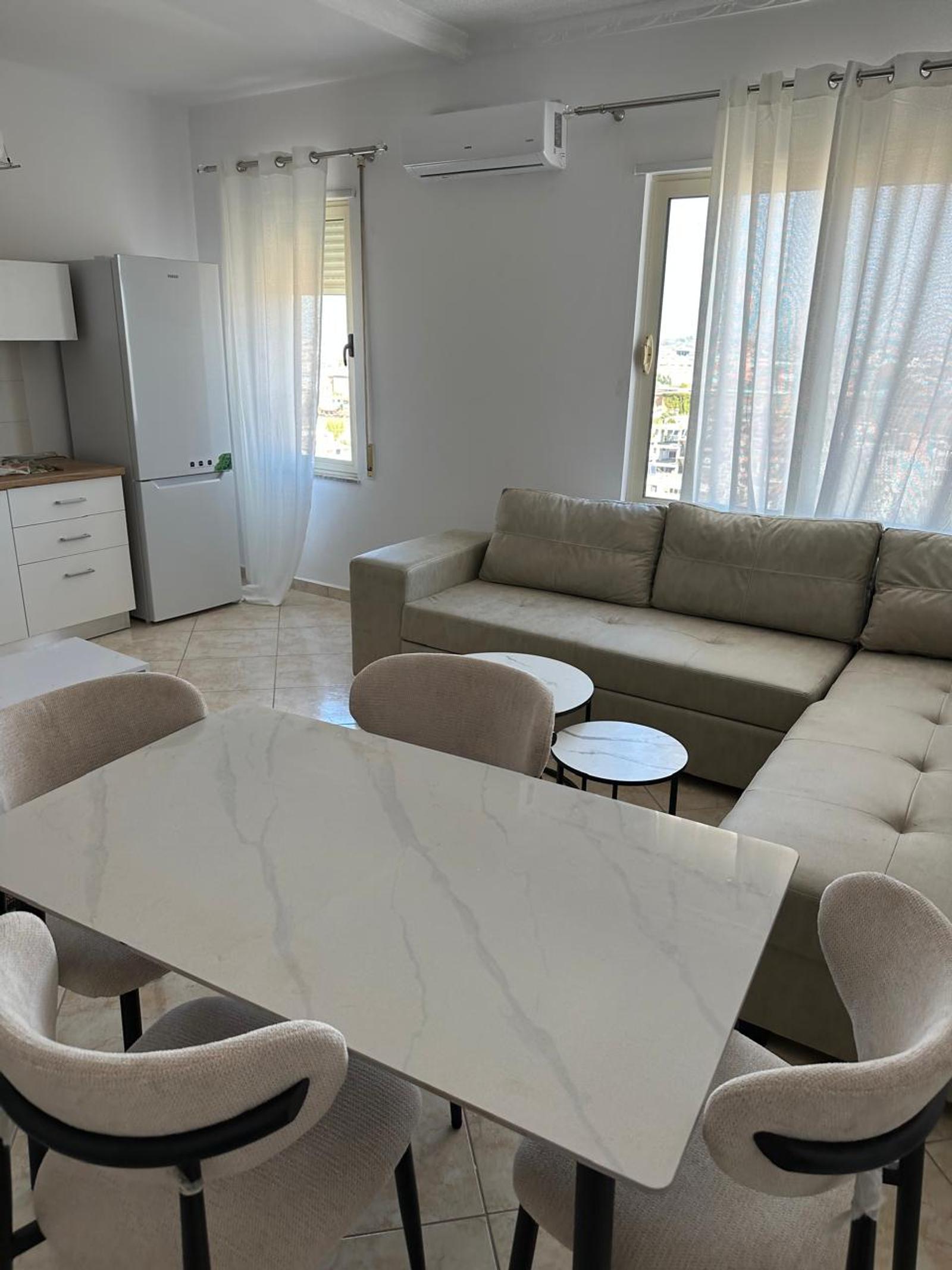 Квартира 1+1 біля пляжу Rrota e Kuqe, 60 м², Плаж, Дуррес