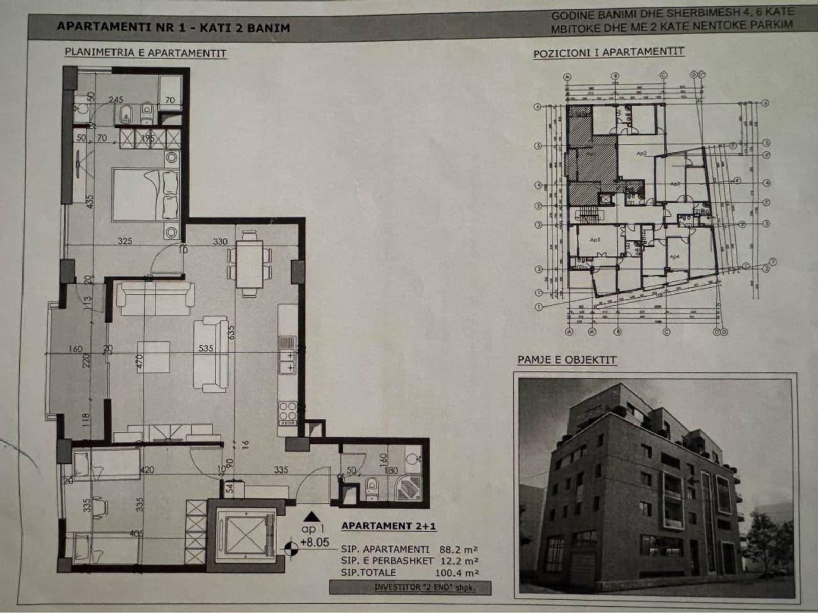 Wohnung 2+1 zum Kauf in Tirana, 100 m² — Foto 10 von 13