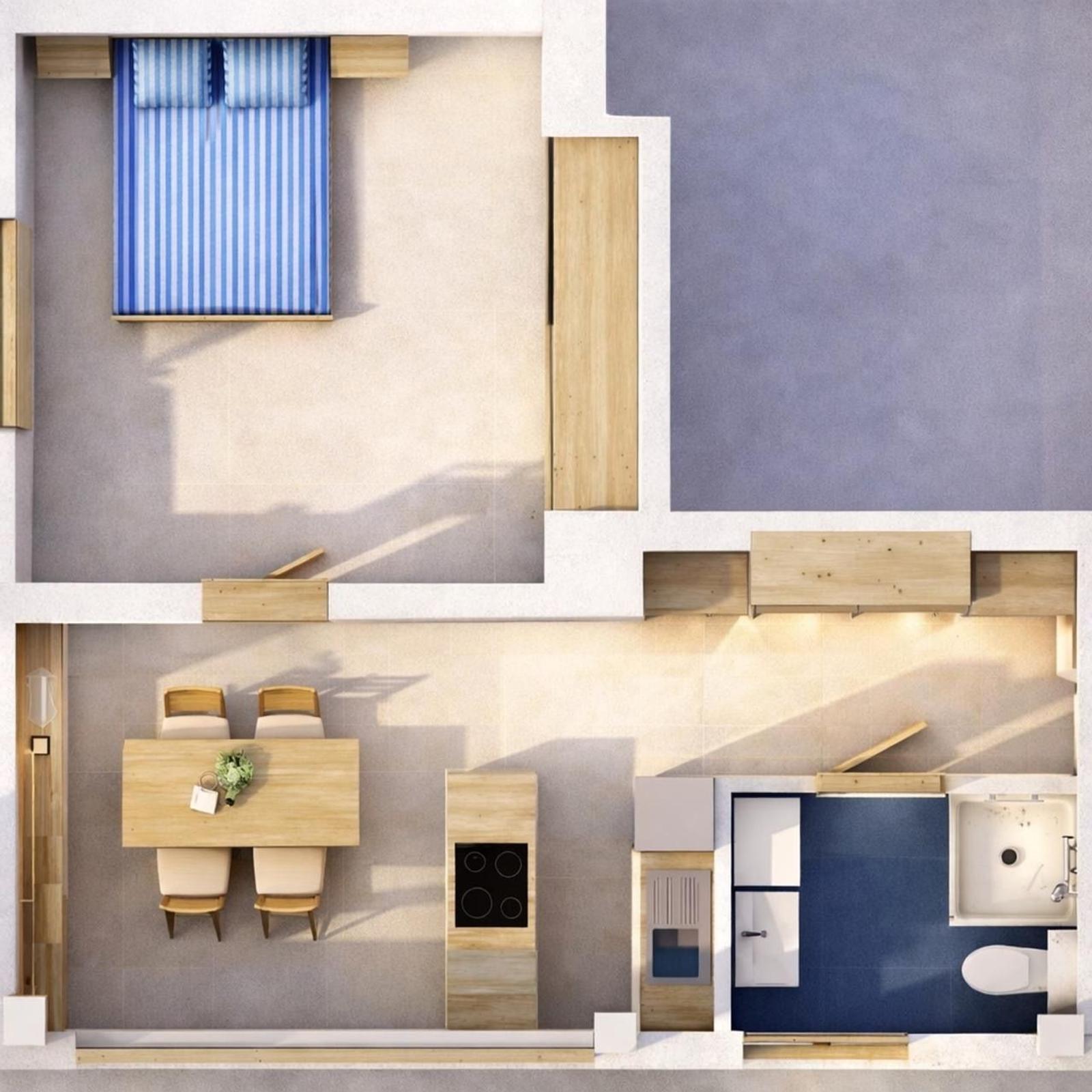 Wohnung 1+1 zum Kauf in Plazh, Durrës, 52 m² — Foto 1 von 15