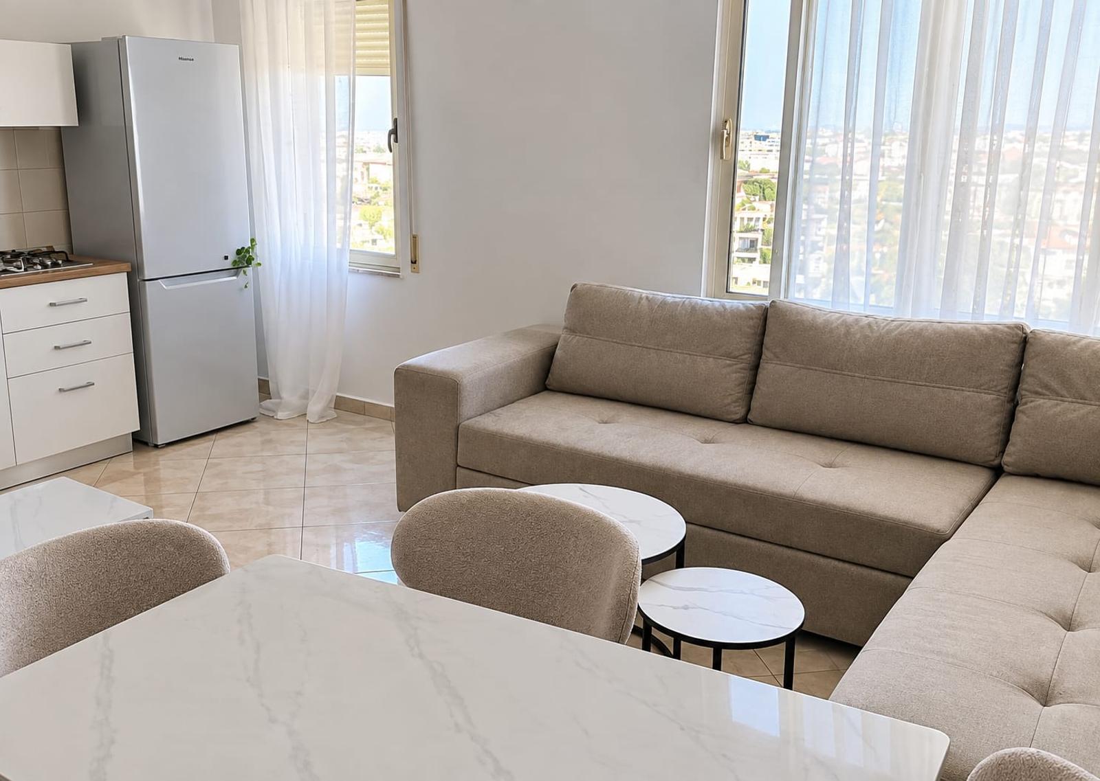 Квартира 1+1 біля пляжу Rrota e Kuqe, 60 м², Плаж, Дуррес