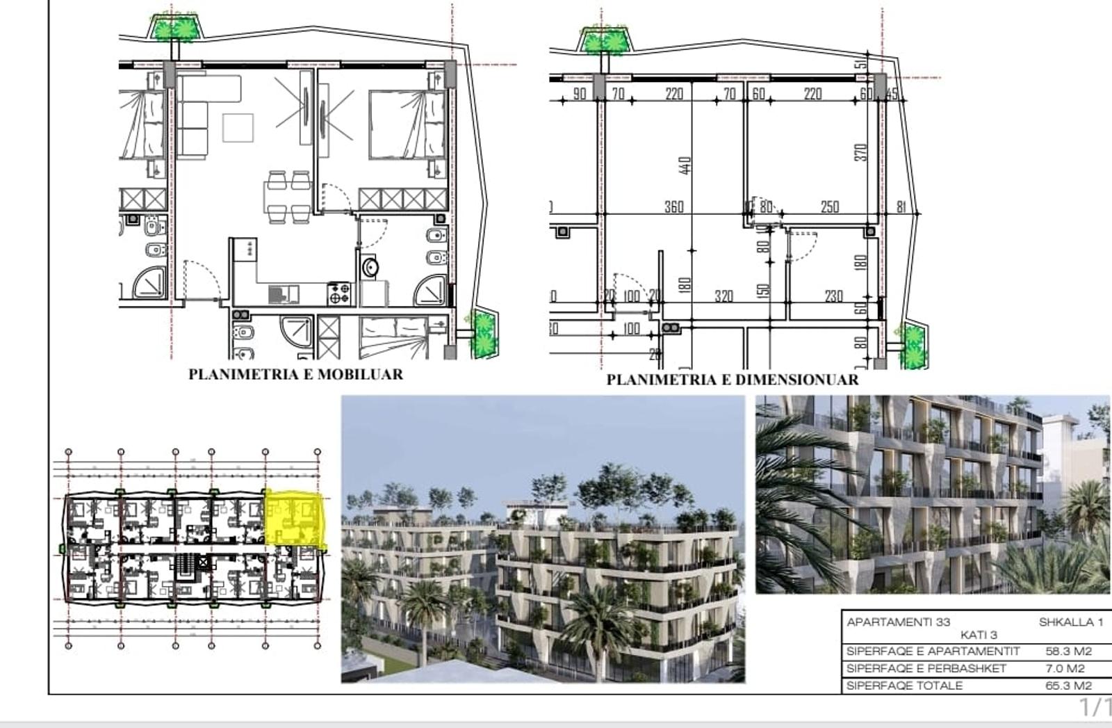 Wohnung 1+1 zum Kauf in Spille, Durrës, 65.3 m², Neubau — Foto 2 von 10