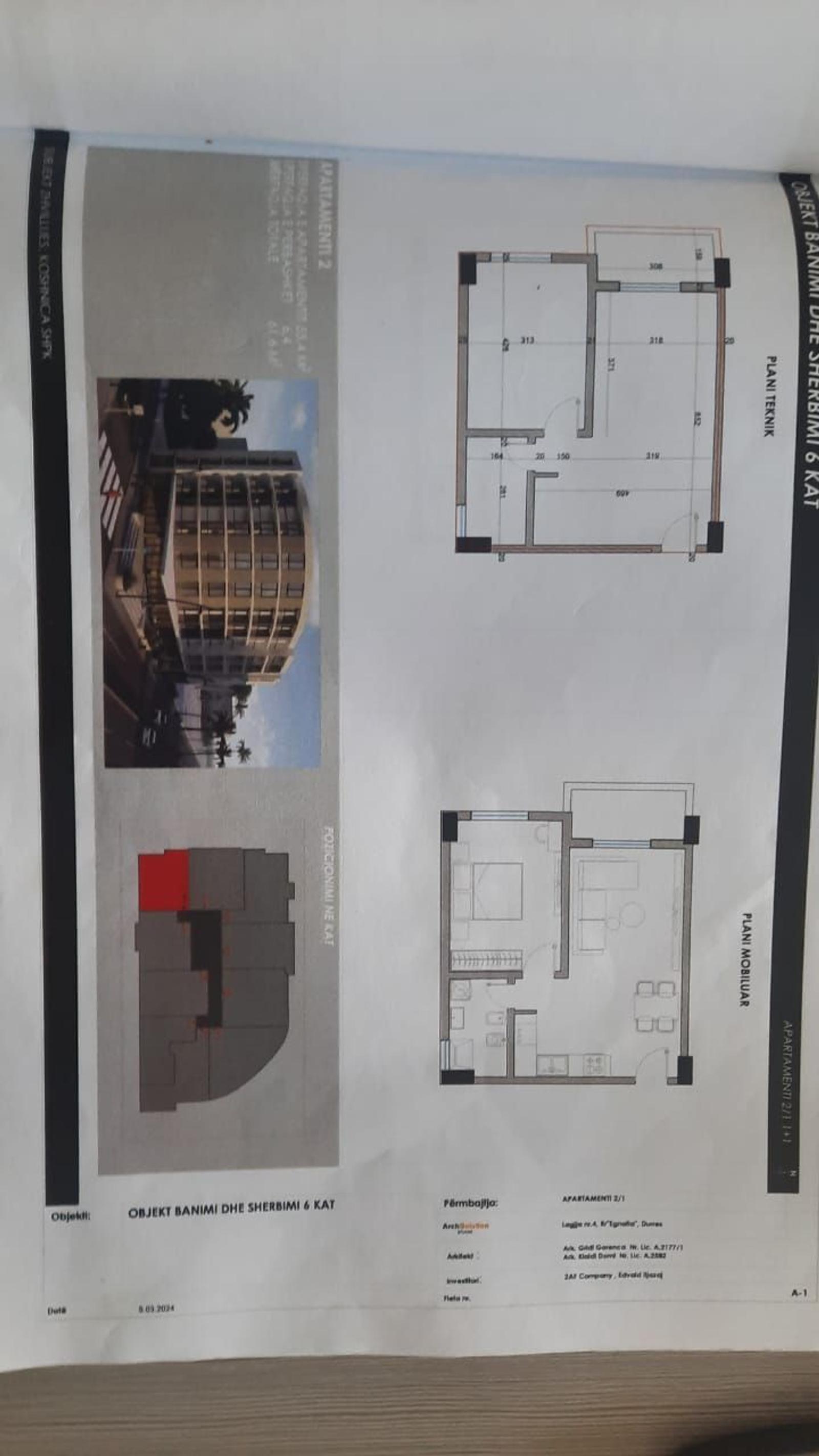 Appartamento 1+1, in vendita, Golem, Durazzo, 61.6 m² — foto 7 di 7