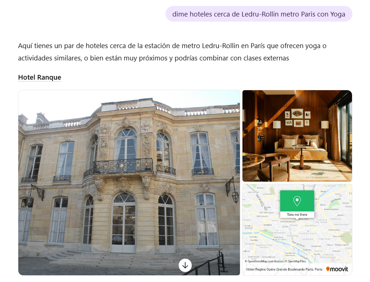 Hotel Ranque ranks even in Spanish