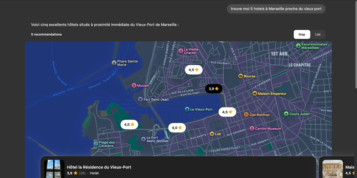 From Answers to Actions: How Maps Are Changing AI Hotel Search