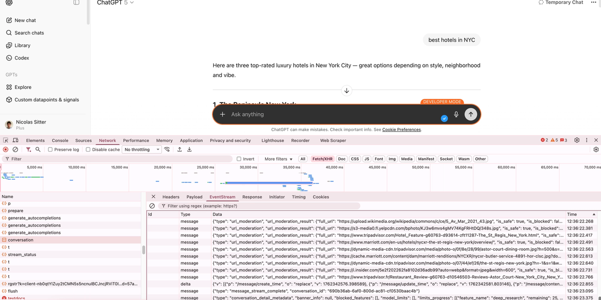 Anatomy of a ChatGPT Hotel Web Search — How LLMs Rank, Cite & Retrieve [Nov 2025]