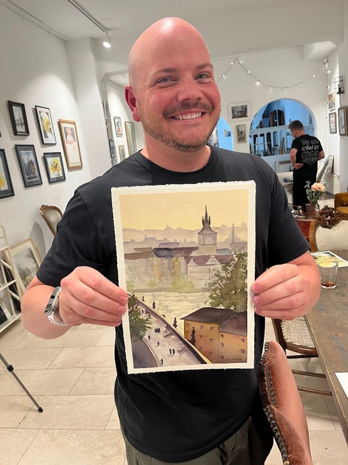 Student work from Architecture Sketching II