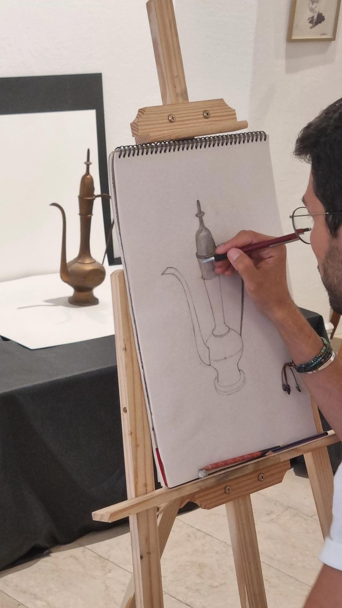 Student work from Foundations of Academic Drawing