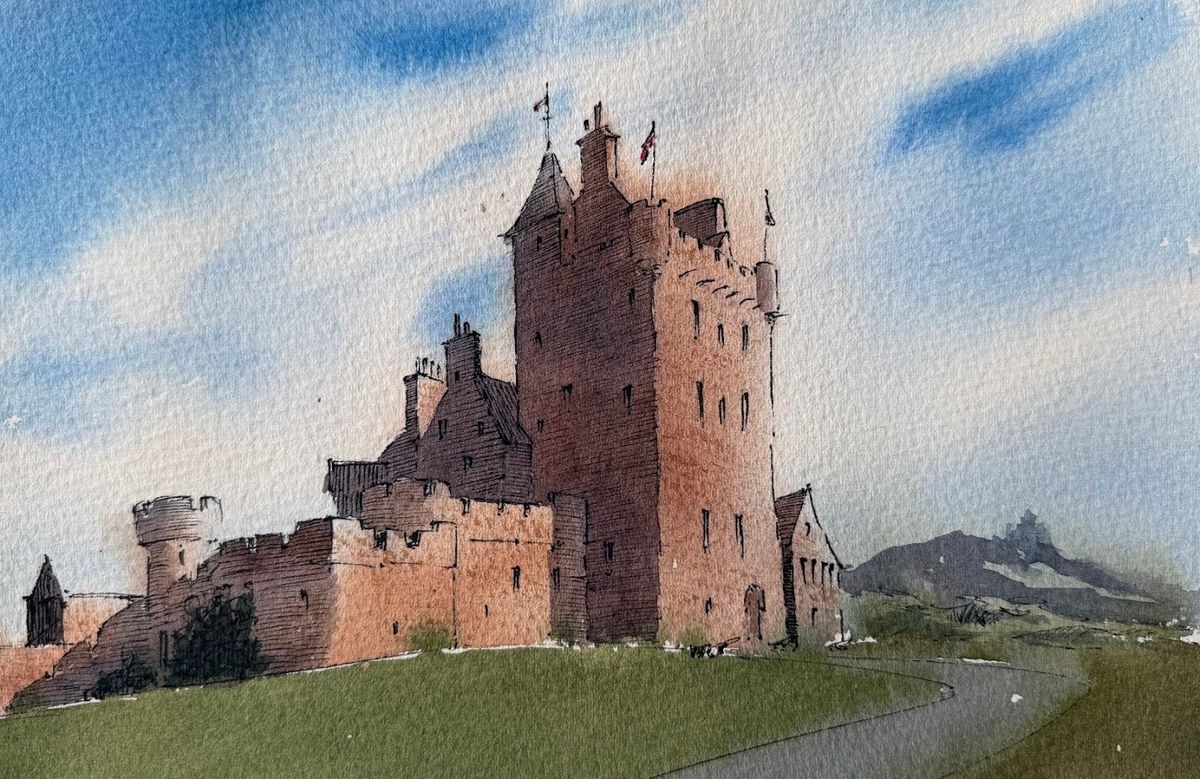 Example work from Architecture Sketching I