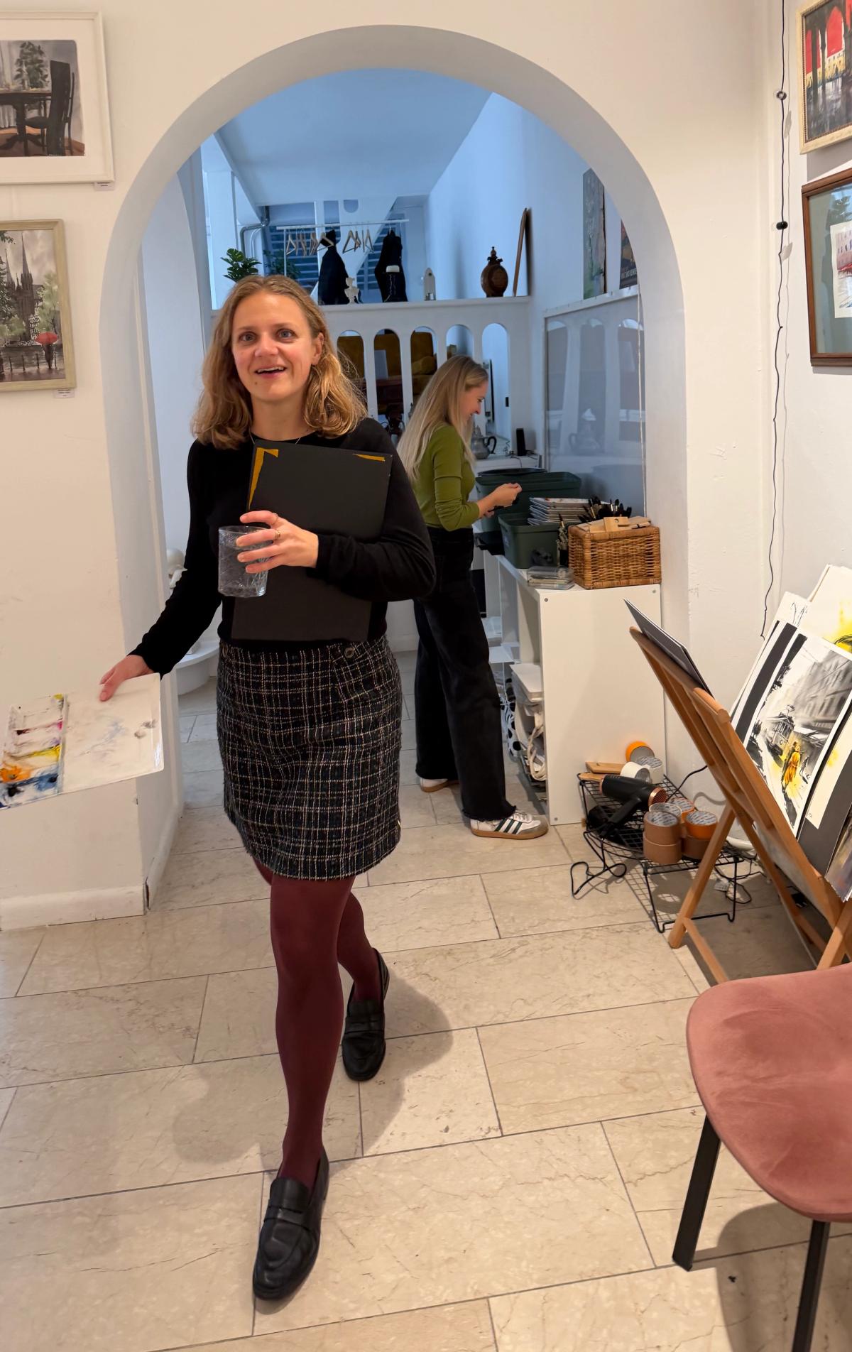 Student work from Trees and Forest in Watercolor