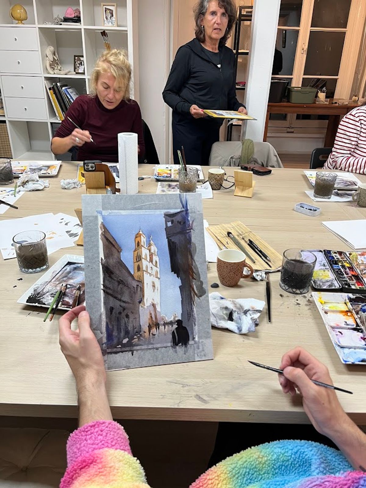 Student work from Architecture Sketching II