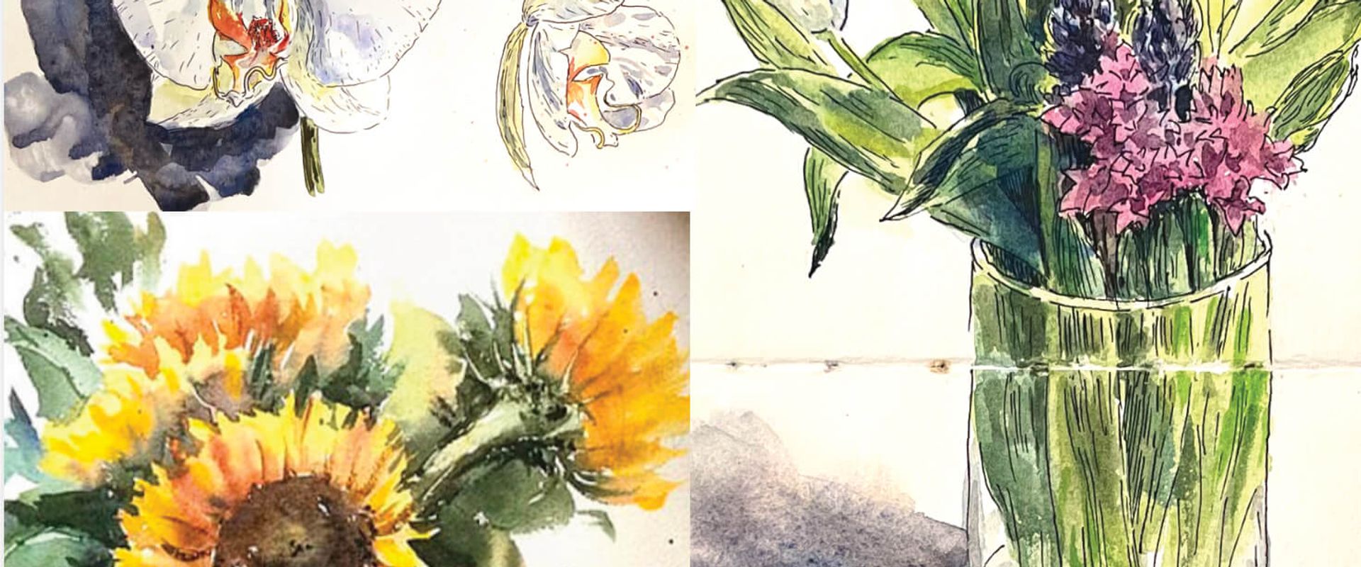 Flowers in Watercolor