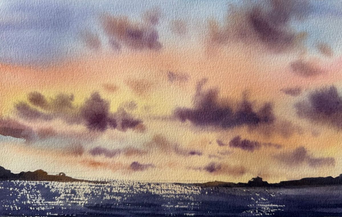 Example work from Landscapes in Watercolor