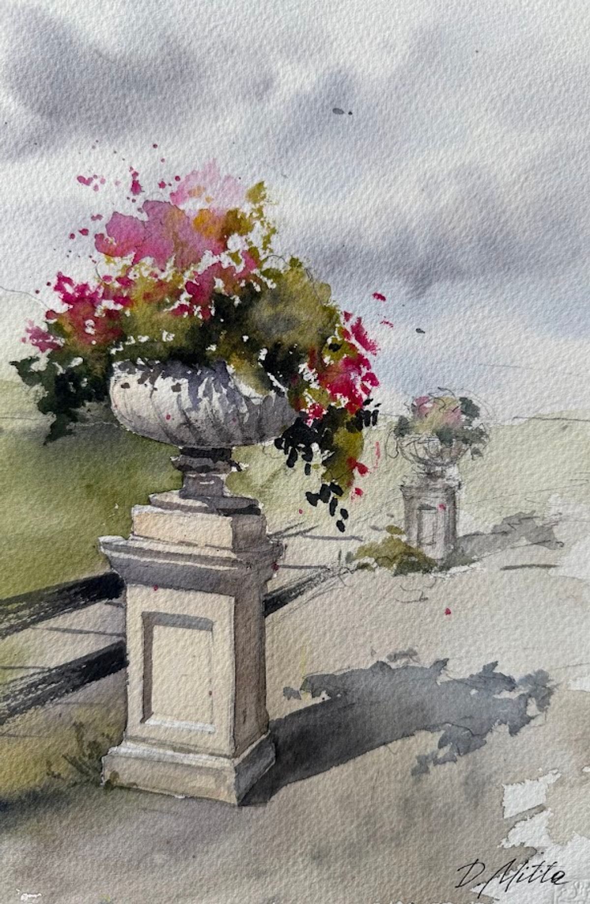 Example work from Architecture Sketching II