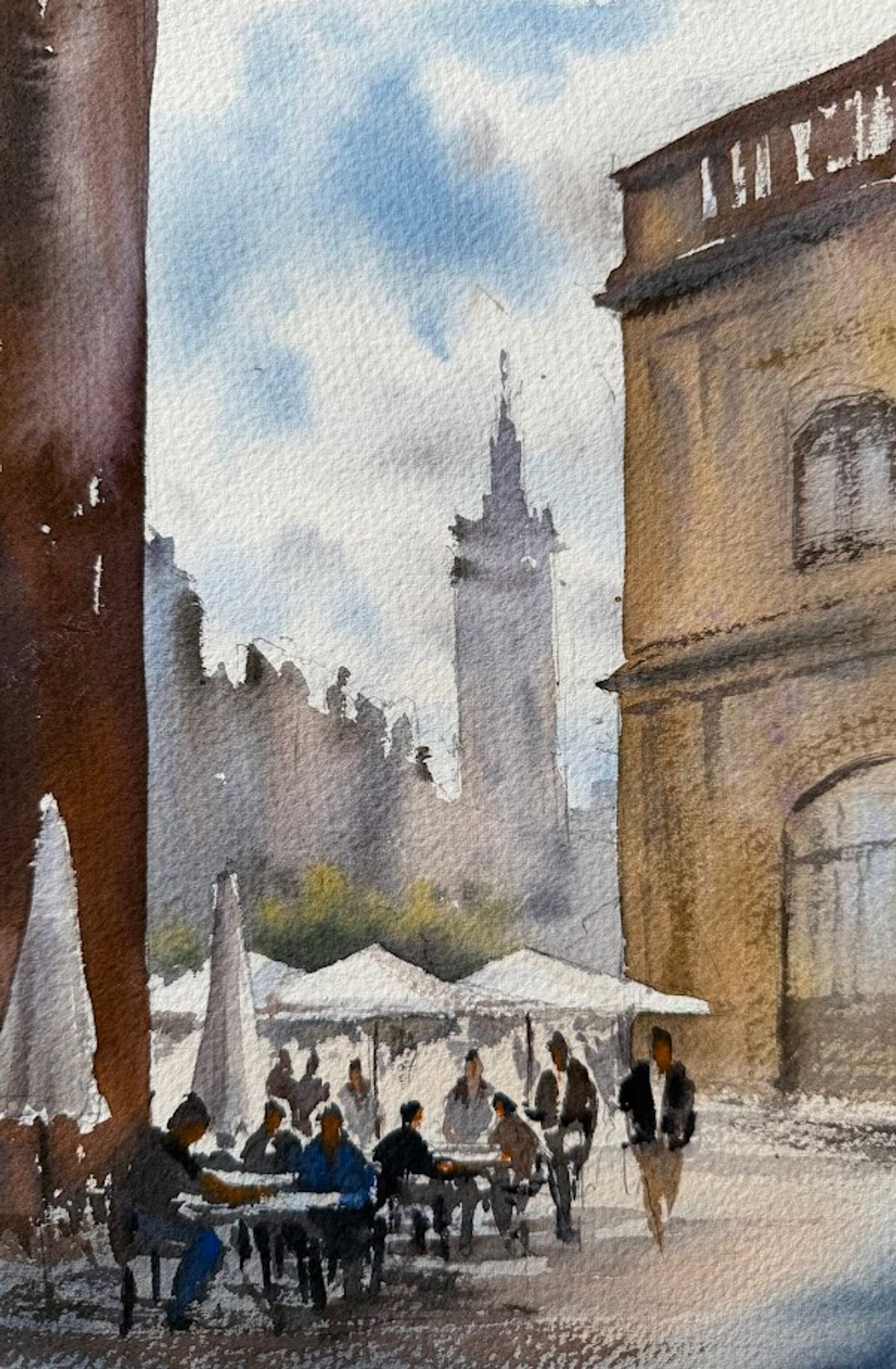 Example work from Architecture Sketching II