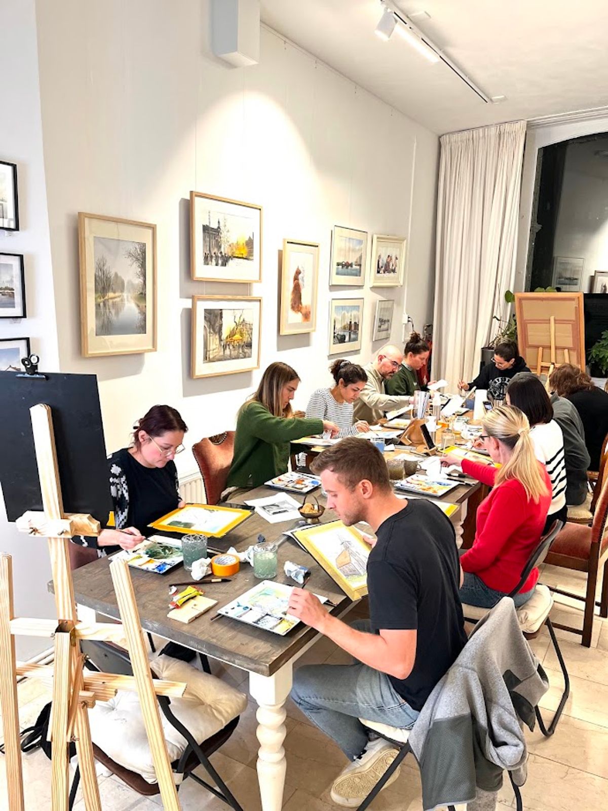 Student work from Architecture Sketching I