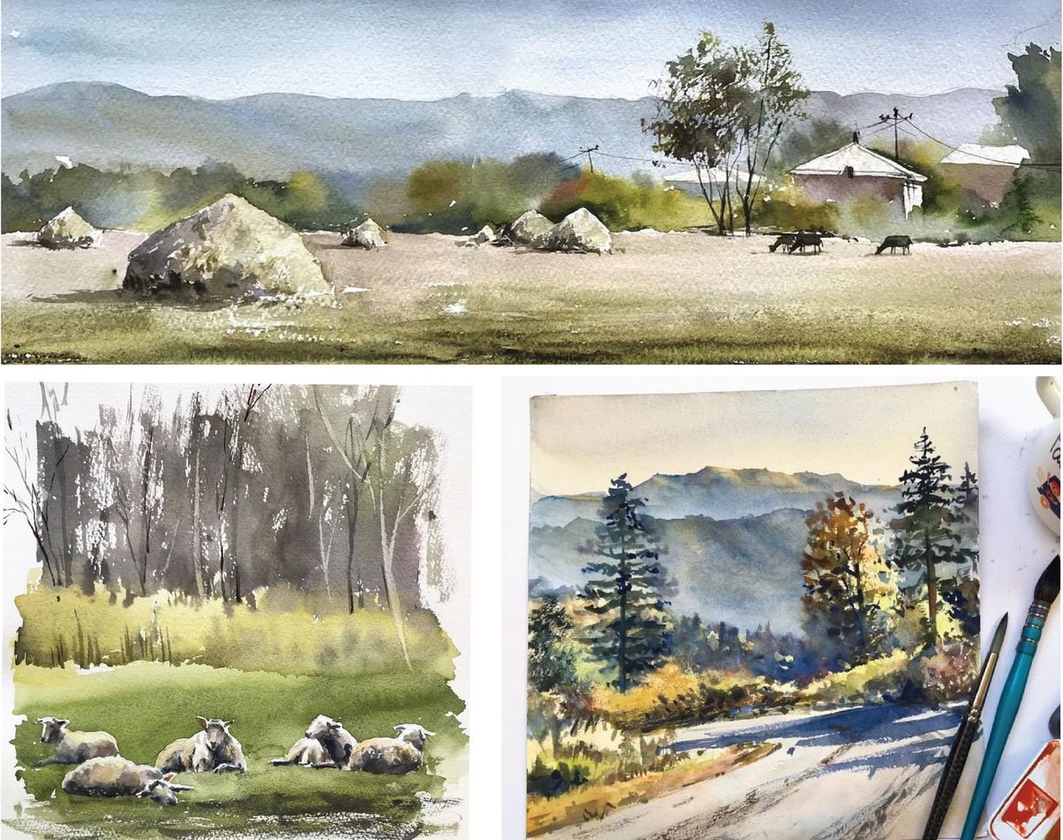 Landscapes in Watercolor