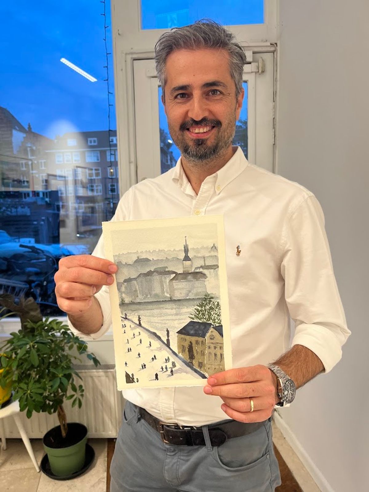 Student work from Architecture Sketching II