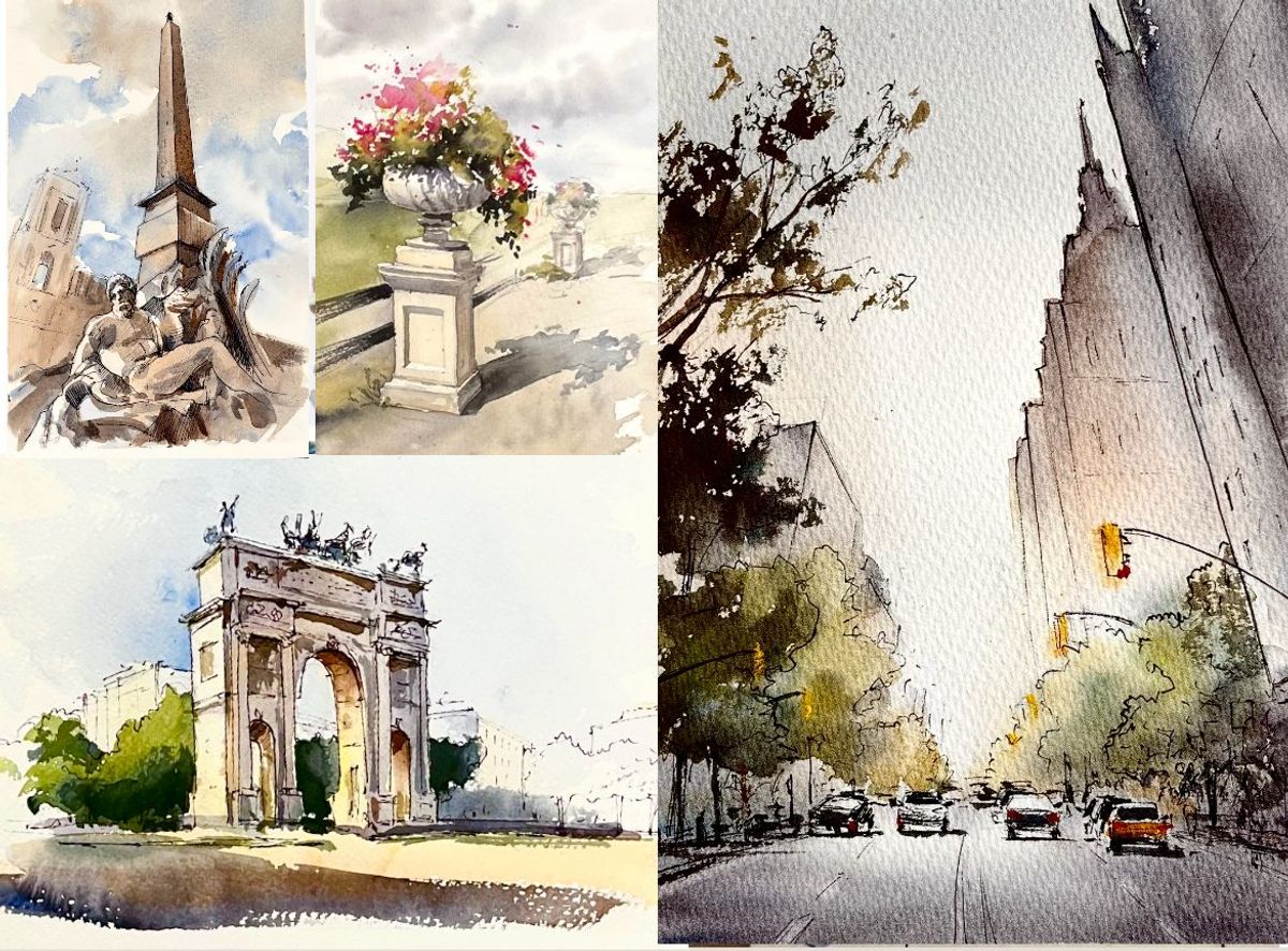 Architecture Sketching II