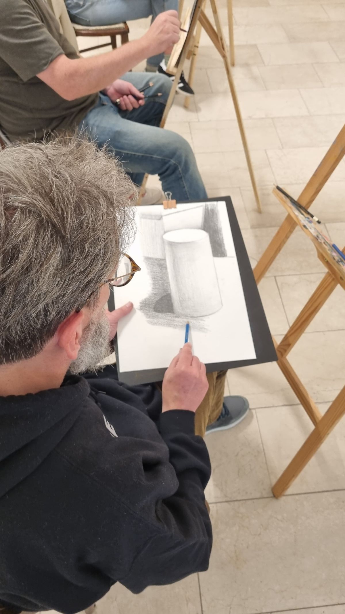 Student work from Foundations of Academic Drawing