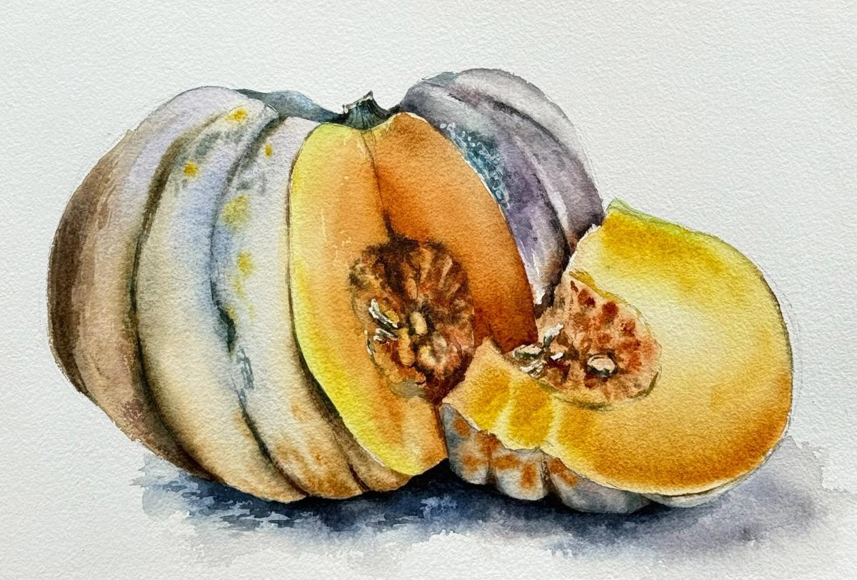 Example work from Autumn in Watercolor