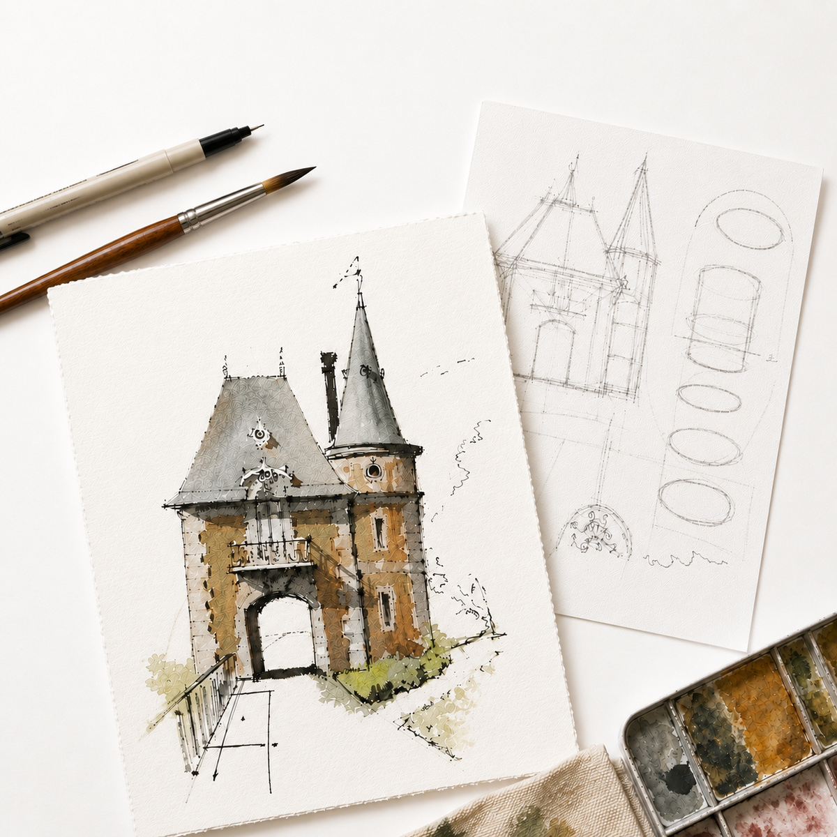 Architectural Sketching