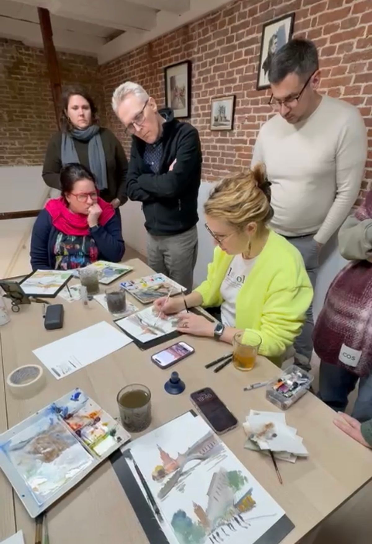 Student work from Architecture Sketching (8 Weeks)