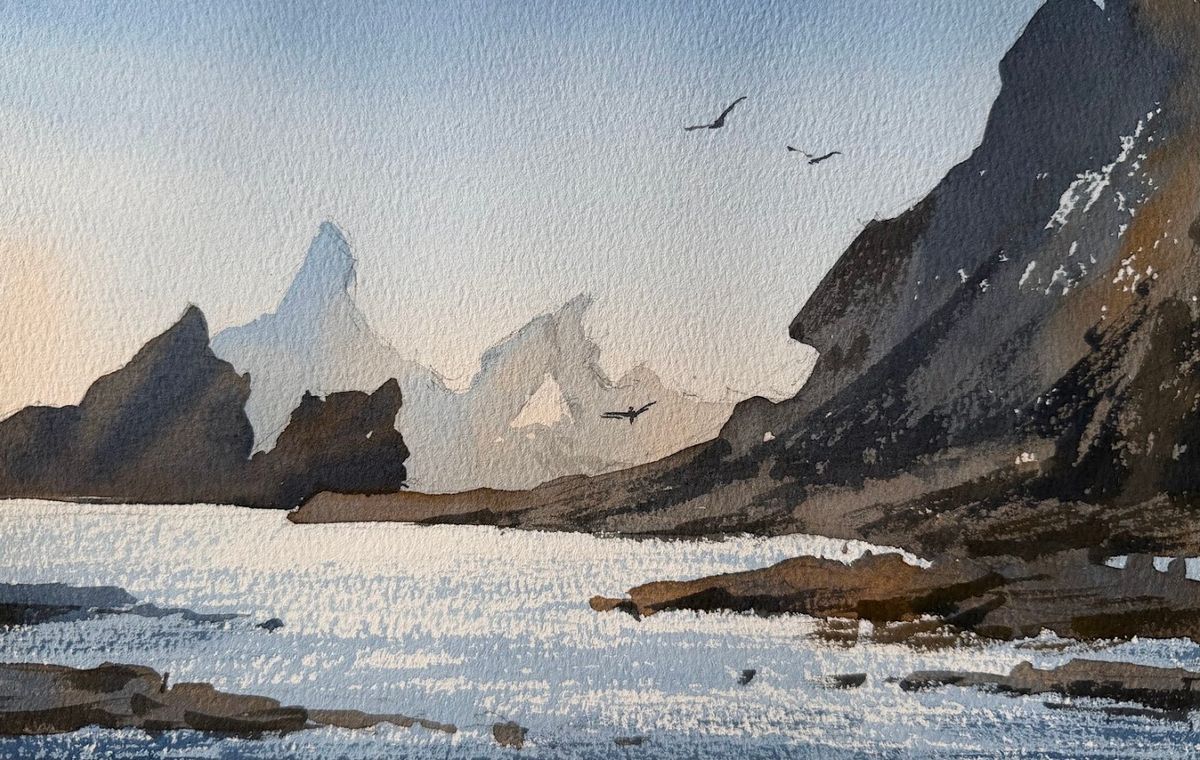 Example work from Landscapes in Watercolor