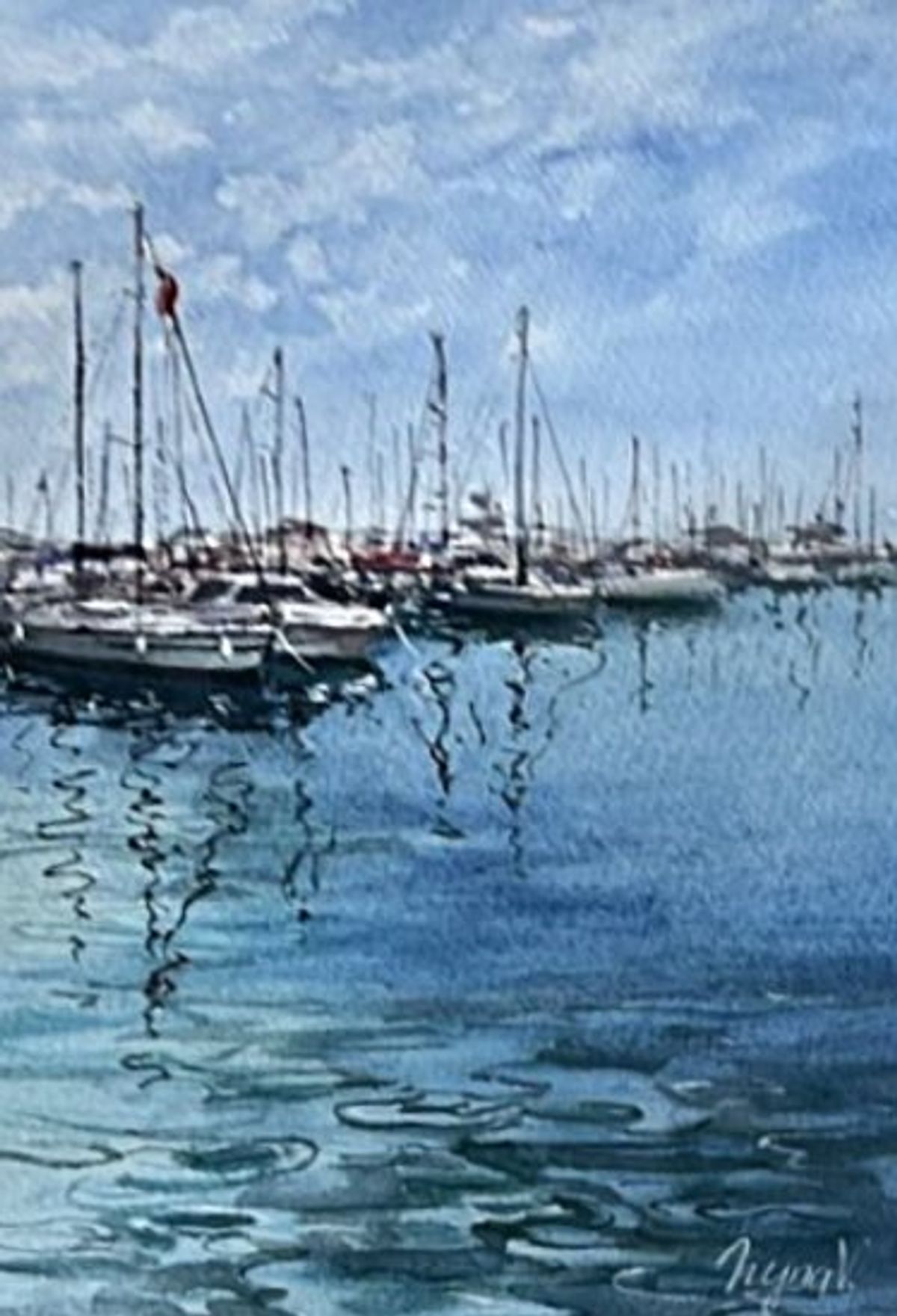 Example work from Zomerverhalen in aquarel