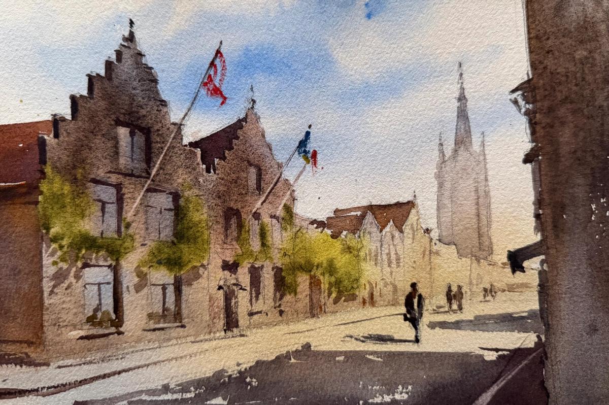 Example work from Architecture Sketching (8 Weeks)