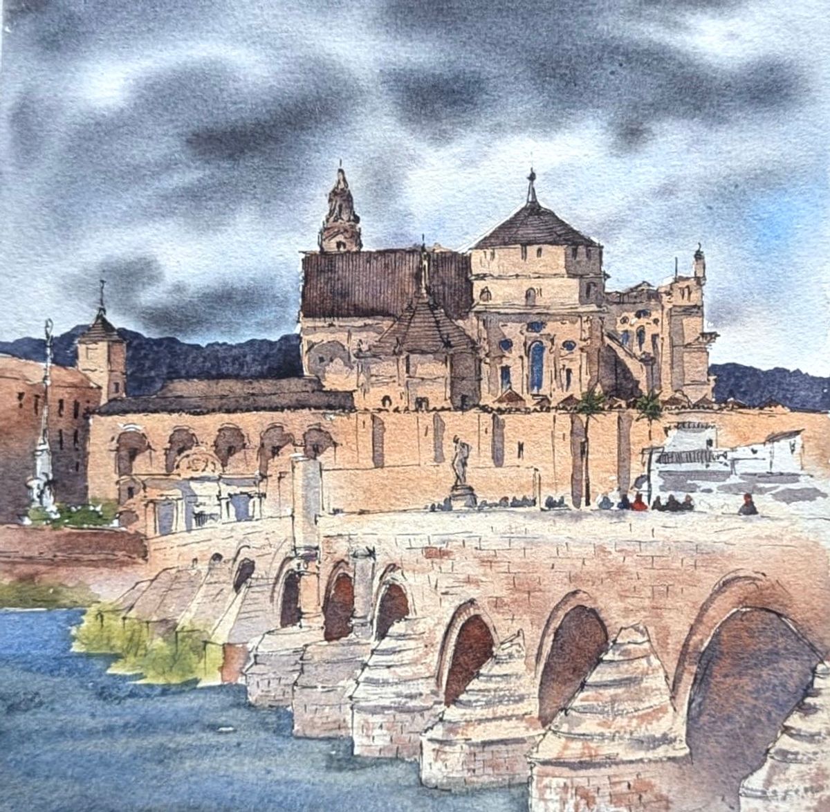 Example work from Sketching European Castles & Fortresses
