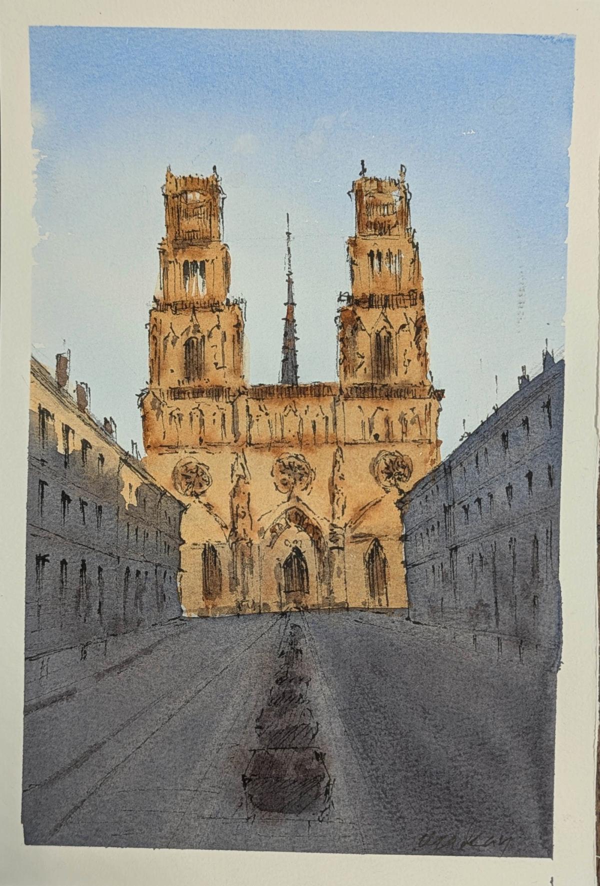 Example work from Architecture Sketching I