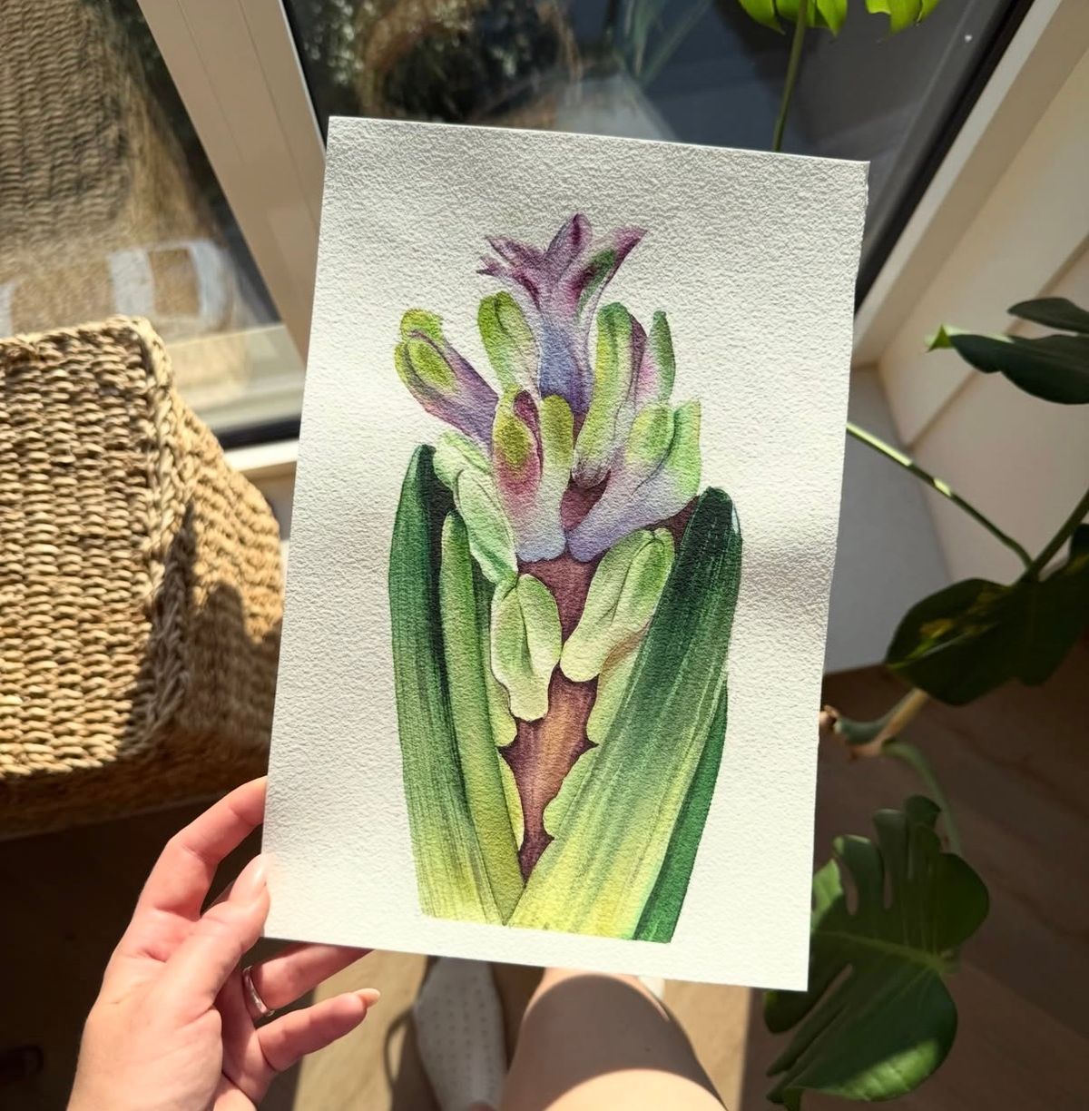 Example work from Bloemen in aquarel