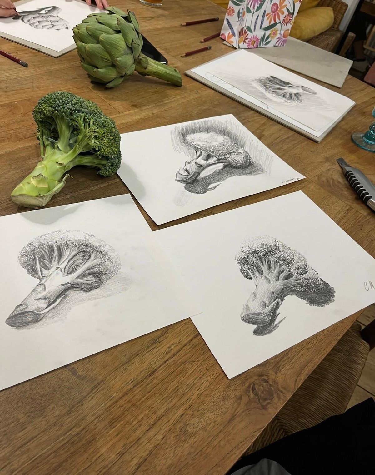 Student work from Grondslagen van tekenen