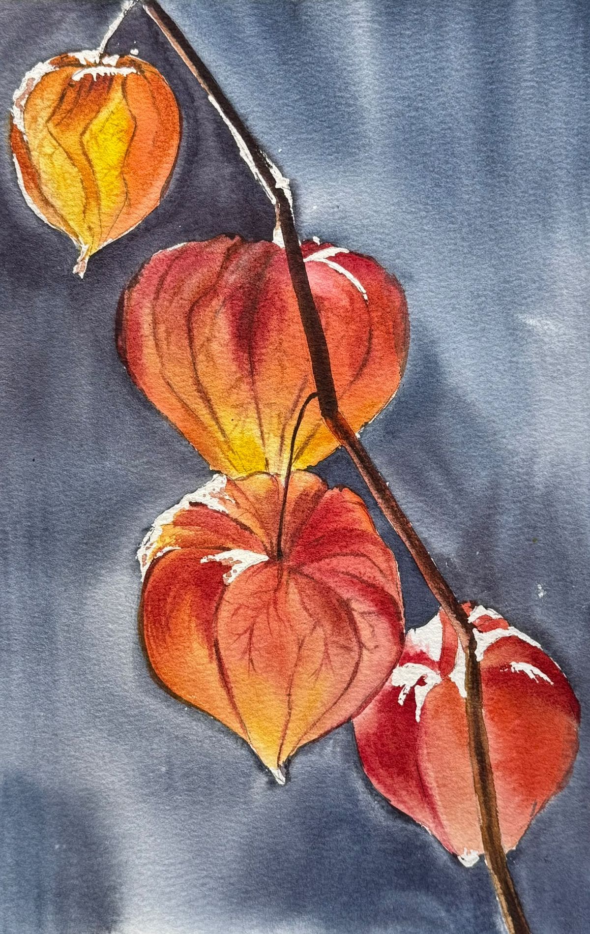 Example work from Autumn in Watercolor