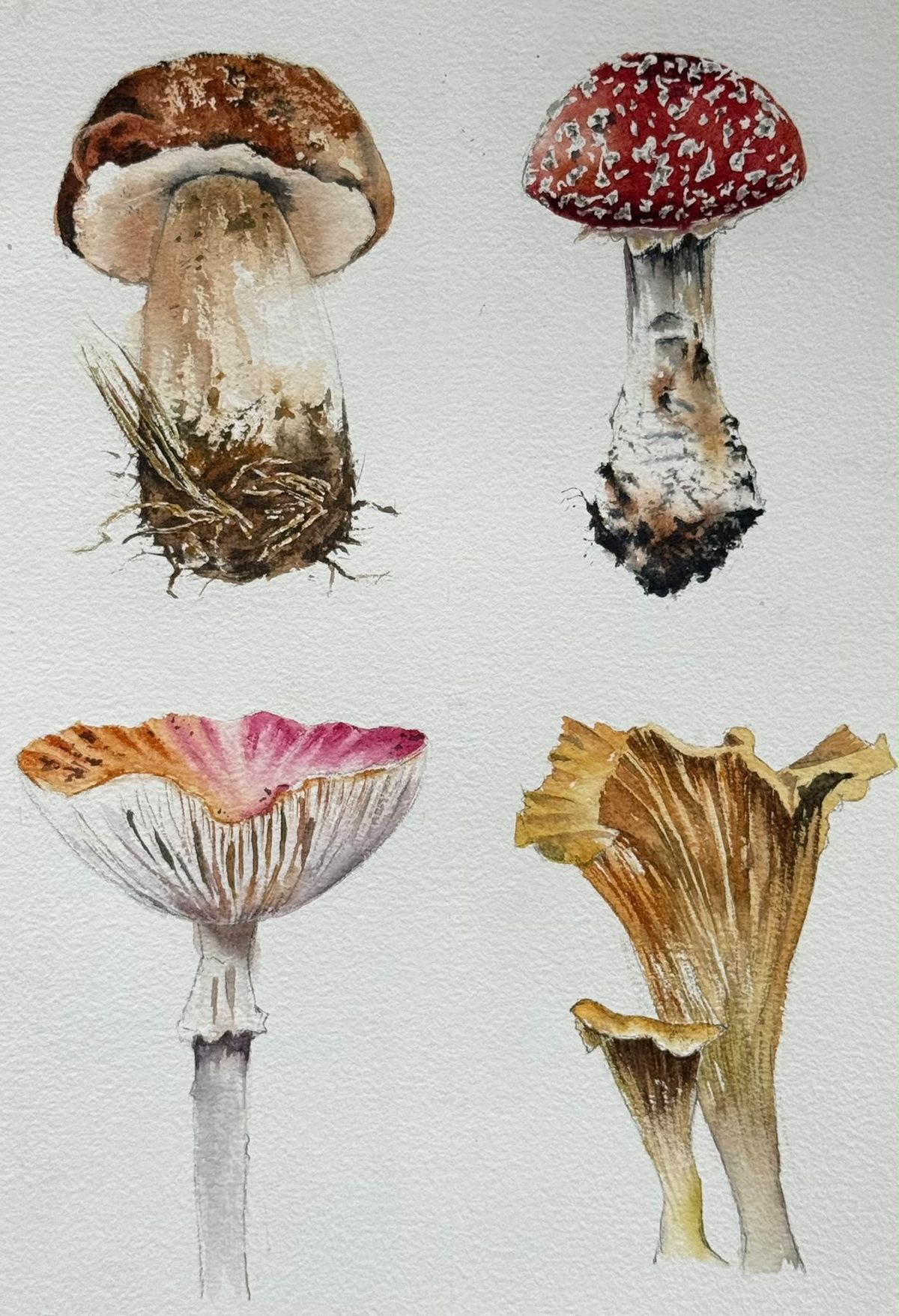 Example work from Autumn in Watercolor