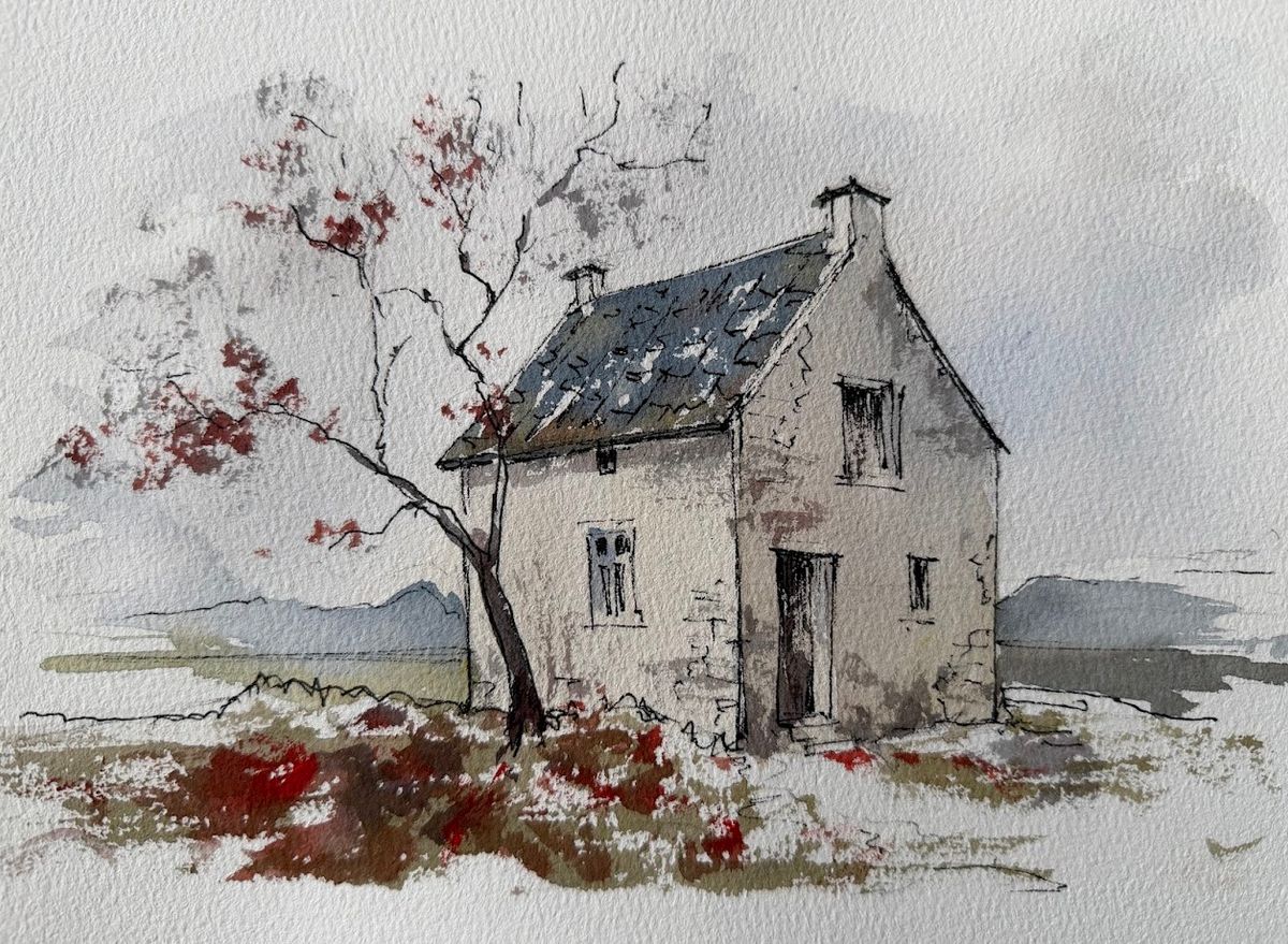 Example work from Architecture Sketching (8 Weeks)