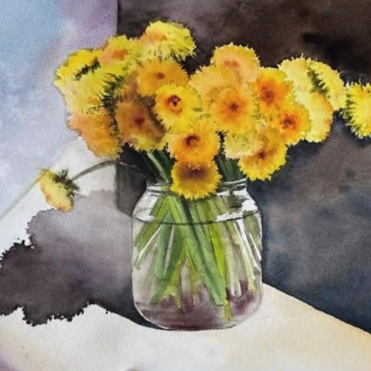 Flowers in Watercolor