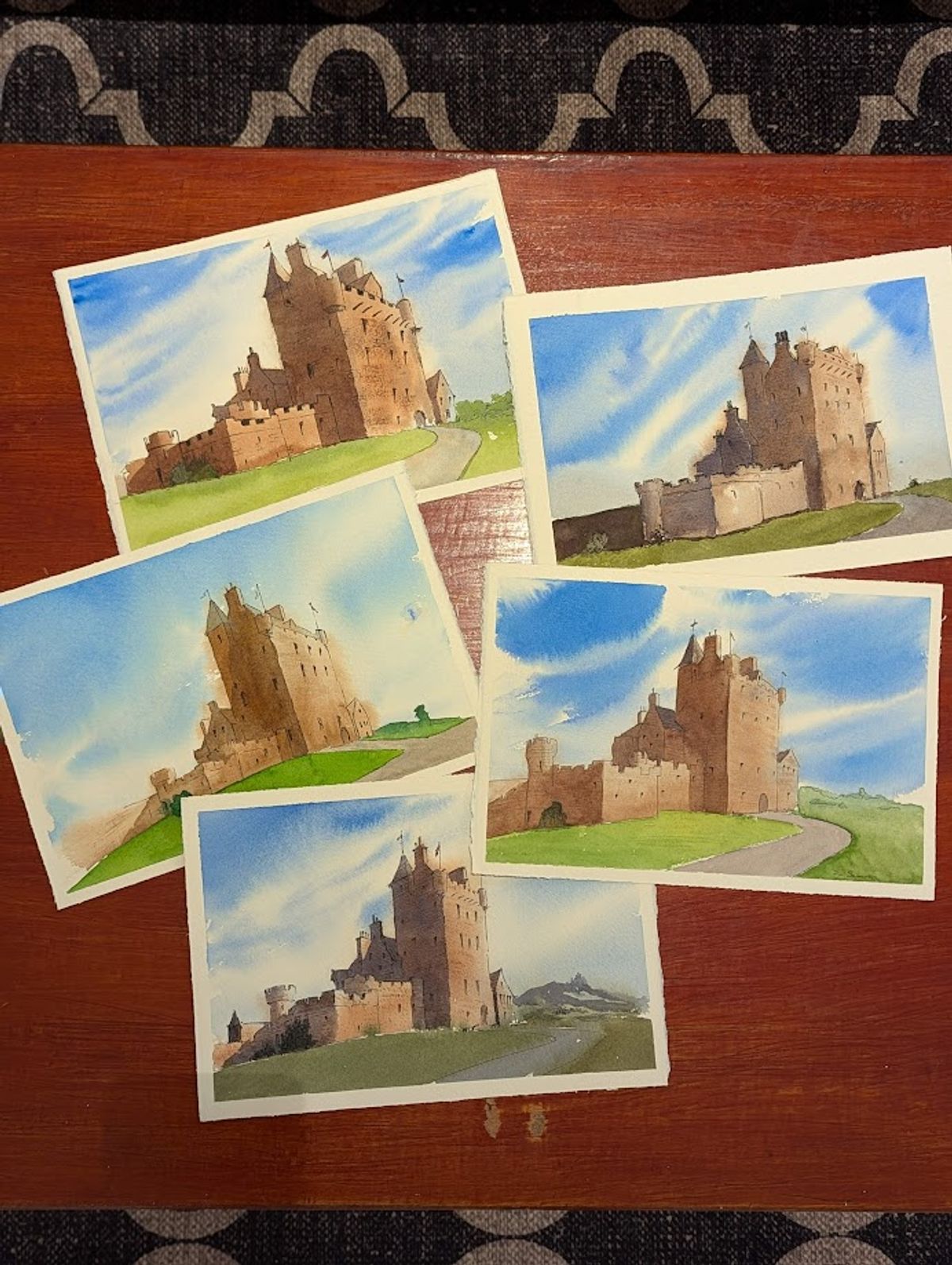 Student work from Architecture Sketching (8 Weeks)