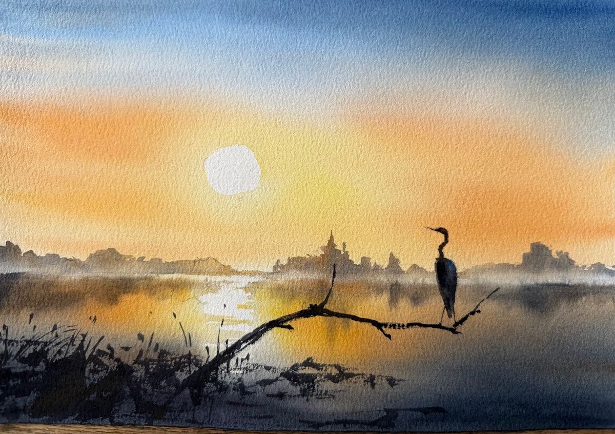 Example work from Landscapes in Watercolor