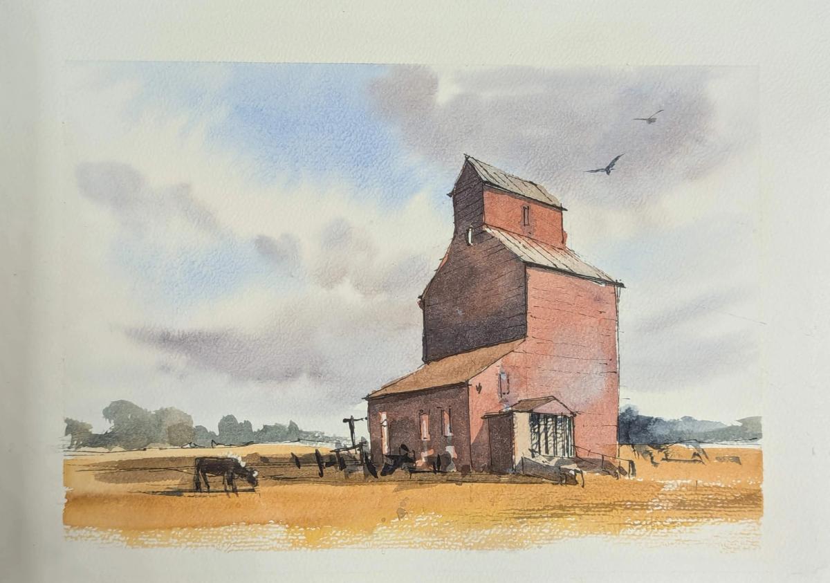 Example work from Architecture Sketching I