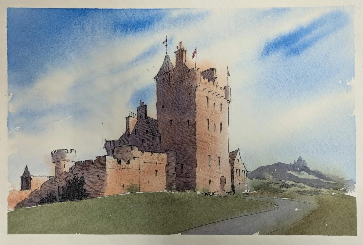 Example work from Architecture Sketching I