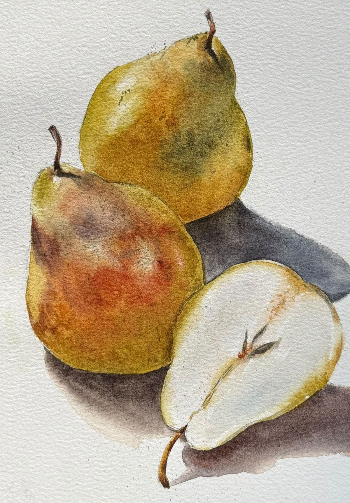 Example work from Autumn in Watercolor